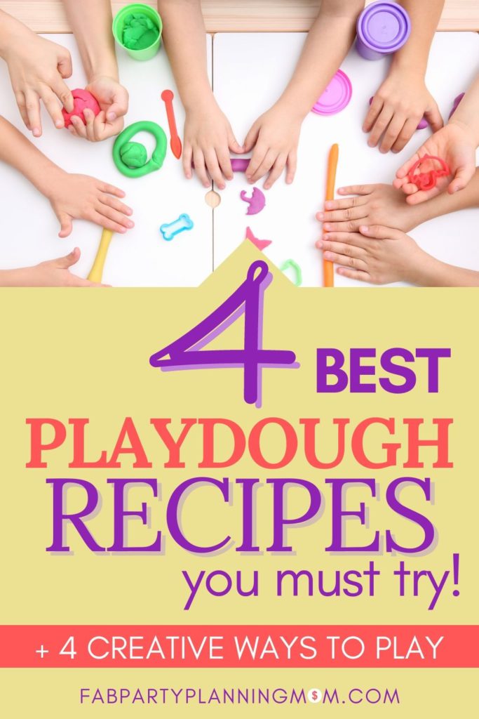 4 Best Playdough Recipes You Must Try! | FAB Party Planning Mom