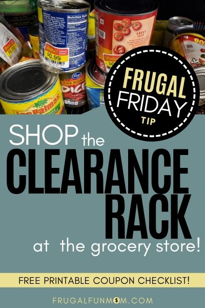 Shop The Clearance Rack - Frugal Friday Tip #7 | Frugal Fun Mom