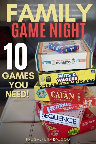 Family Game Night - 10 Games You Need!  | Frugal Fun Mom