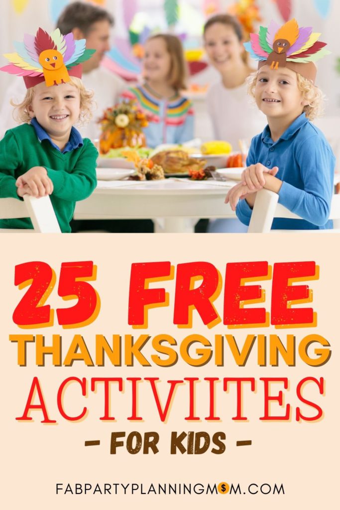 25 Free Things To Do Over Thanksgiving Break With Kids | FAB Party Planning Mom
