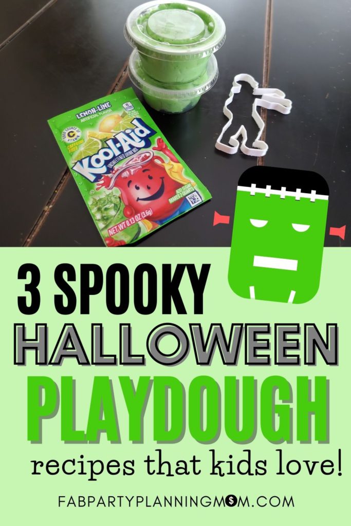 Halloween Playdough - 3 Spooky Recipes For Kids | FAB Party Planning Mom