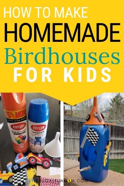 Homemade Bird Houses For Kids | Frugal Fun Mom