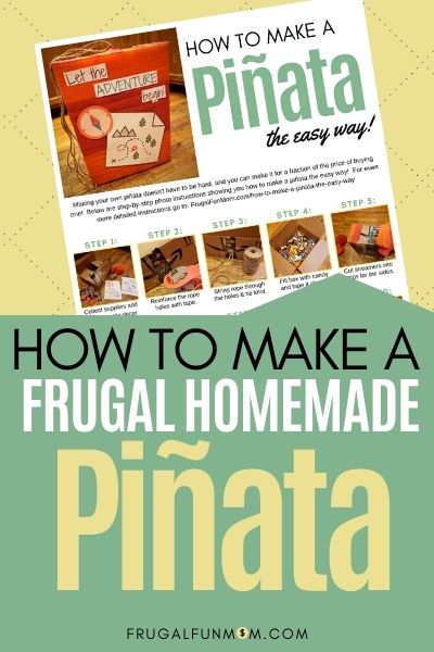 How To Make A Frugal Homemade Pinata | Frugal Fun Mom