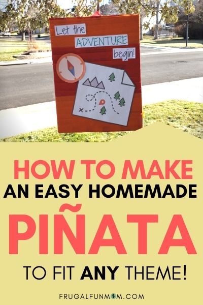How To Make An Easy Homemade Pinata To Fit Any Theme! | Frugal Fun Mom