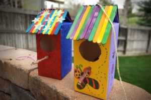 Homemade Birdhouses For Kids | Frugal Fun Mom