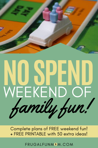No Spend Weekend of Family Fun | Frugal Fun Mom