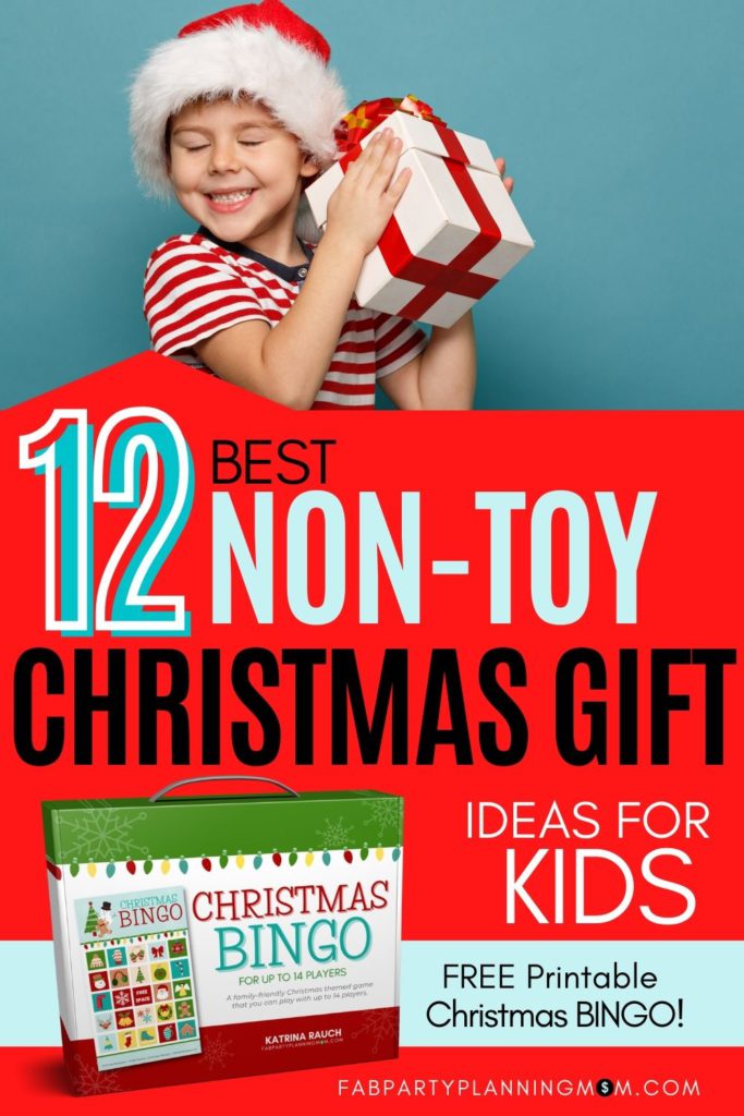12 Best Non-Toy Christmas Gift Ideas For Kids | FAB Party Planning Mom