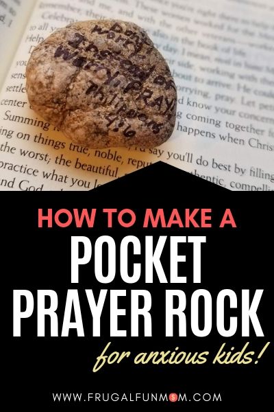 Pocket Prayer Rock for Anxious Kids