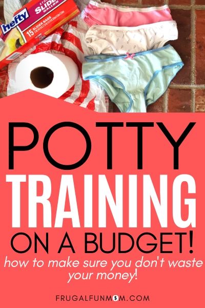 Potty Training On A Budget | Frugal Fun Mom