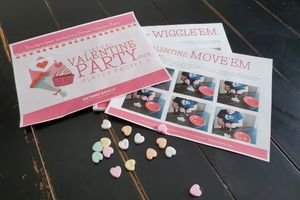 Easy Valentine's Day Gifts To Give Your Kids - Printable Games | FAB Party Planning Mom