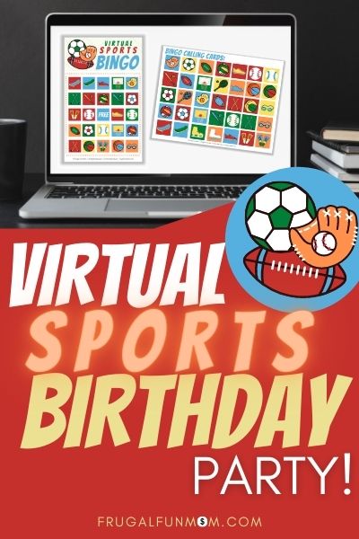 Virtual Sports Party | Frugal Fun Mom