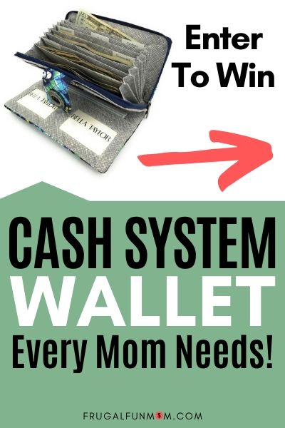 Enter To Win A Cash System Wallet | Frugal Fun Mom