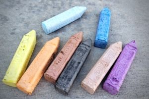 How to Make A Chalk Mosaic | Frugal Fun Mom