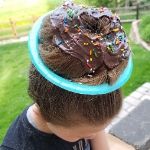 Donut Crazy Hair Day Idea