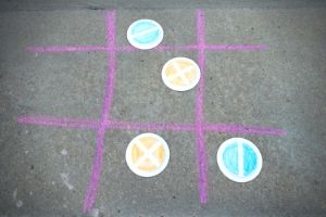 Outdoor Tic Tac Toe For Kids You Can Make 3 Ways | Frugal Fun Mom