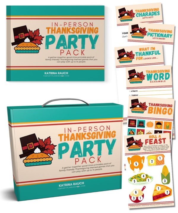 In-Person Thanksgiving Party Pack | FAB Party Planning Mom