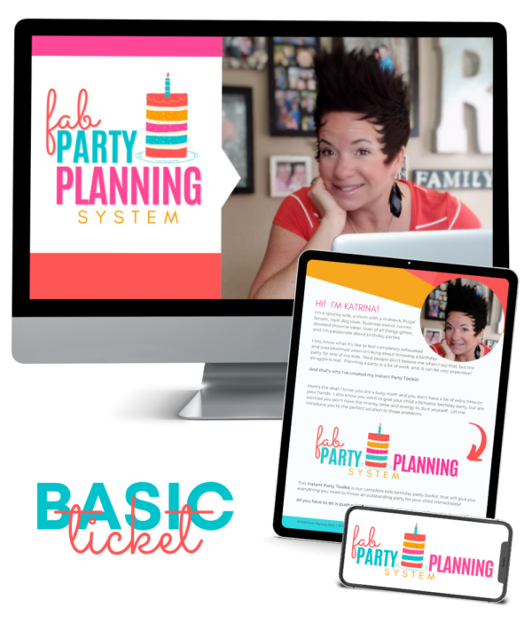 FAB Party Planning System | 1 Day Workshop | FAB Party Planning Mom