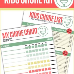 Kids Chore Kit | Frugal Fun Mom