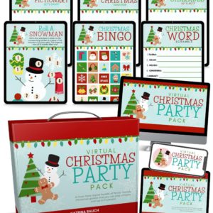 Virtual Christmas Party Pack Option | FAB Party Planning Mom